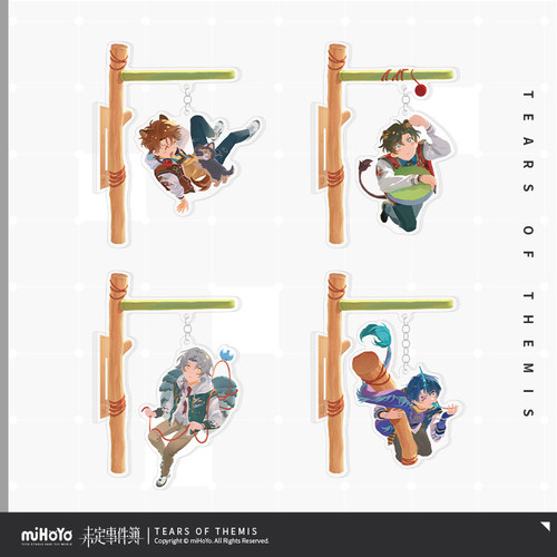 萌兽在校生系列侧吸秋千立牌