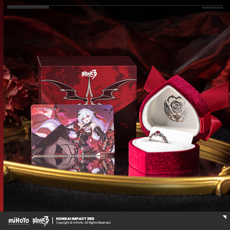 Anel Honkai Impact 3rd Lunar Vow: Crimson Love Themed Ring (miHoYo) Anel Honkai Impact 3rd Lunar Vow: Crimson Love Themed Ring (miHoYo)