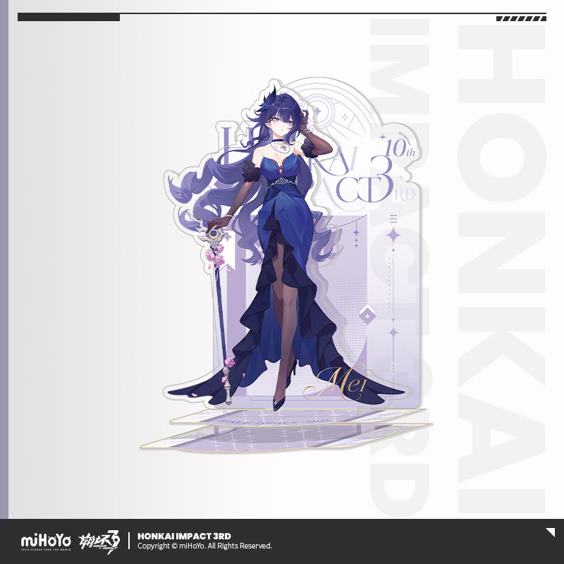 thumbnail for [miHoYo Honkai Impact 3] 10th Anniversary Star Invitation Gown Series Acrylic Standee miHoYo