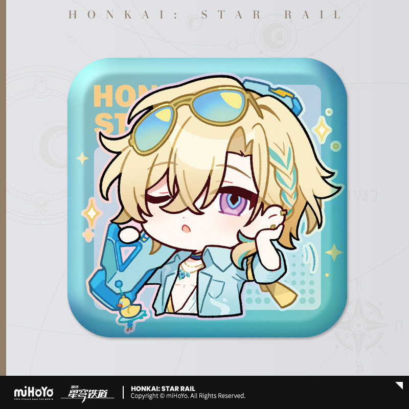 thumbnail for 【Mihayu / Honkai: Star Dome Railway】Pam Exhibition Hall Series Square Badge miHoYo