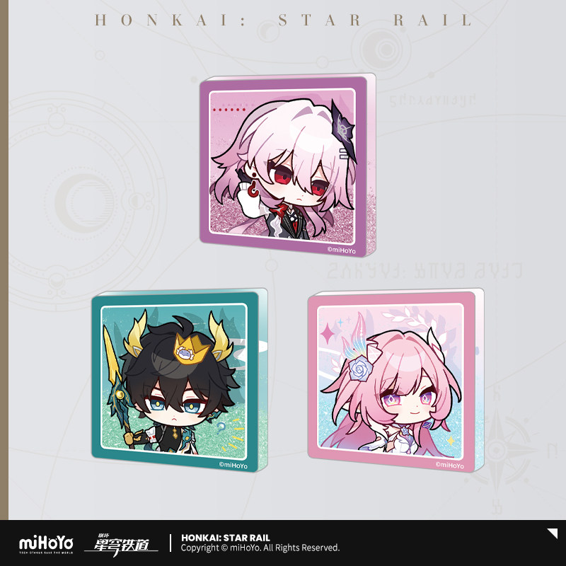 【米哈游/崩坏：星穹铁道】帕姆展览馆系列流沙冰箱贴 miHoYo