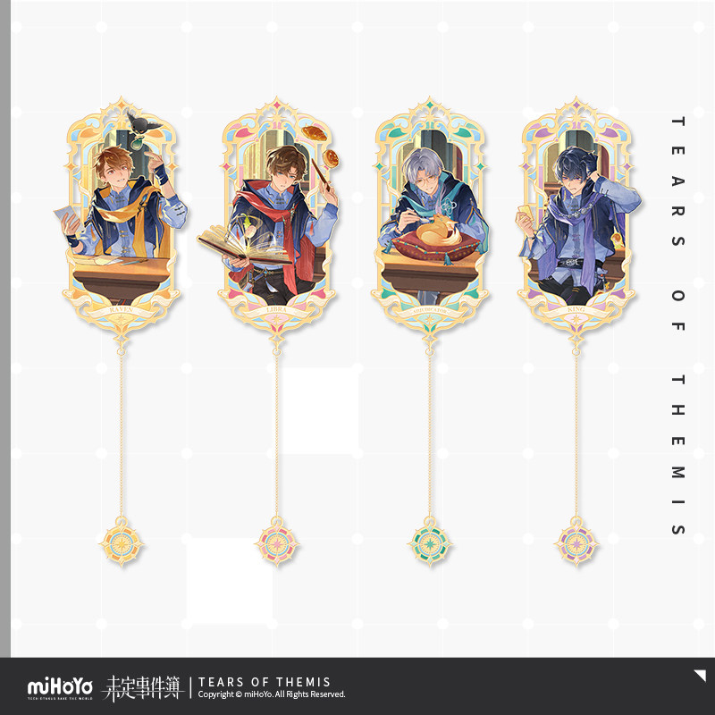 【米哈游/未定事件簿】心动魔咒系列 斑斓浮光金属书签 余量掉落