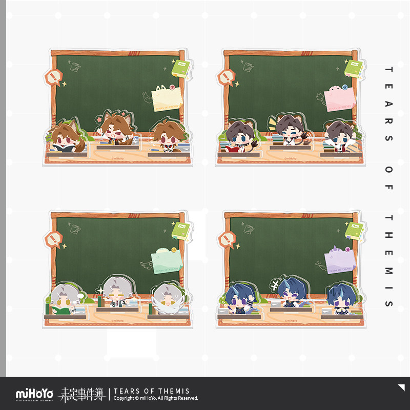 【米哈游/未定事件簿】萌兽在校生系列 Q版留言立牌 miHoYo