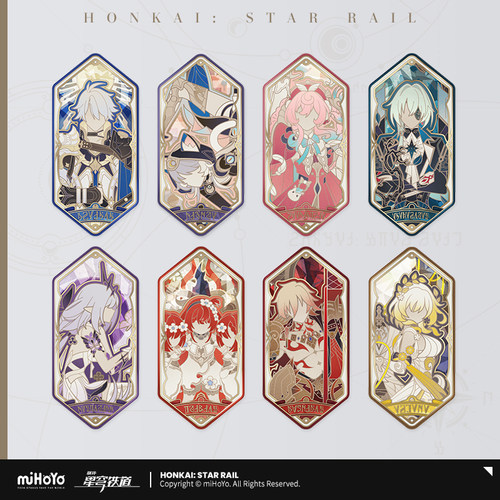 如我所书系列马口铁徽章