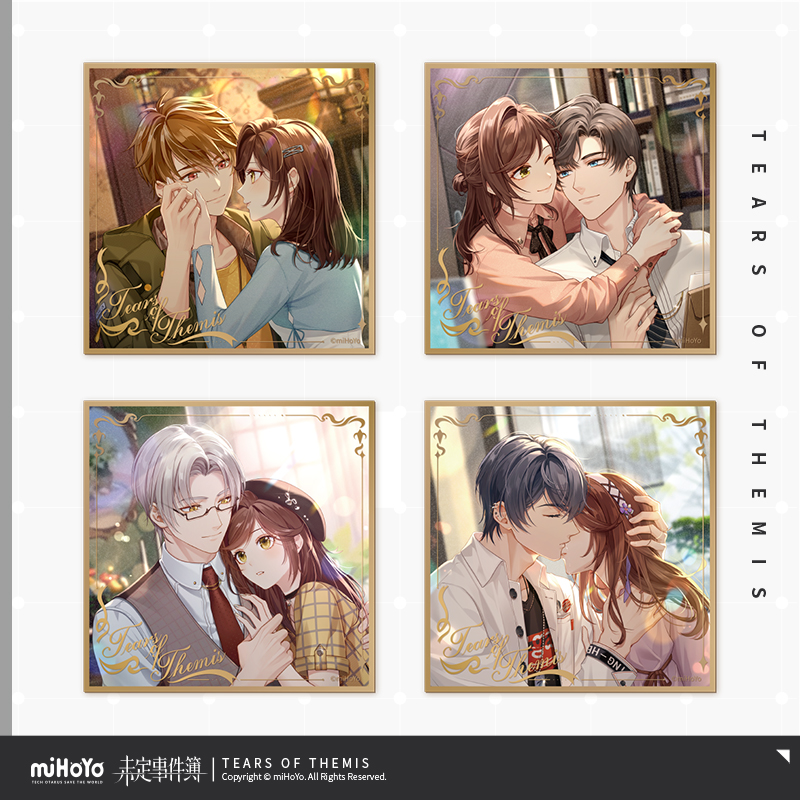 未定事件簿柔情絮语亚克力色纸