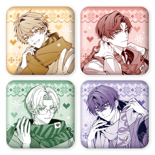 【米哈游/未定事件簿】暖冬印象系列 方形徽章 miHoYo