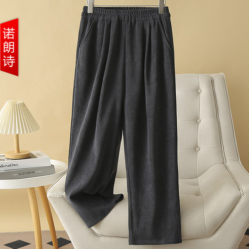 大码女裤时尚显瘦百搭休闲裤秋