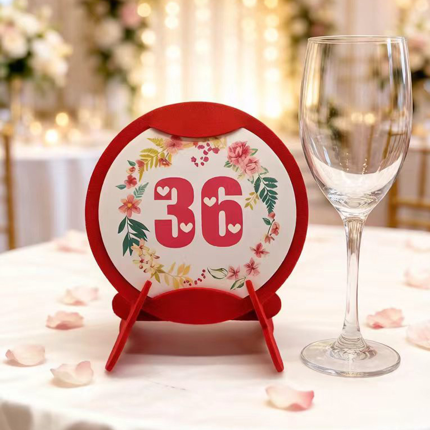 结婚桌牌婚宴桌号牌定制婚礼桌卡席位卡数子号码台卡酒席婚礼布置