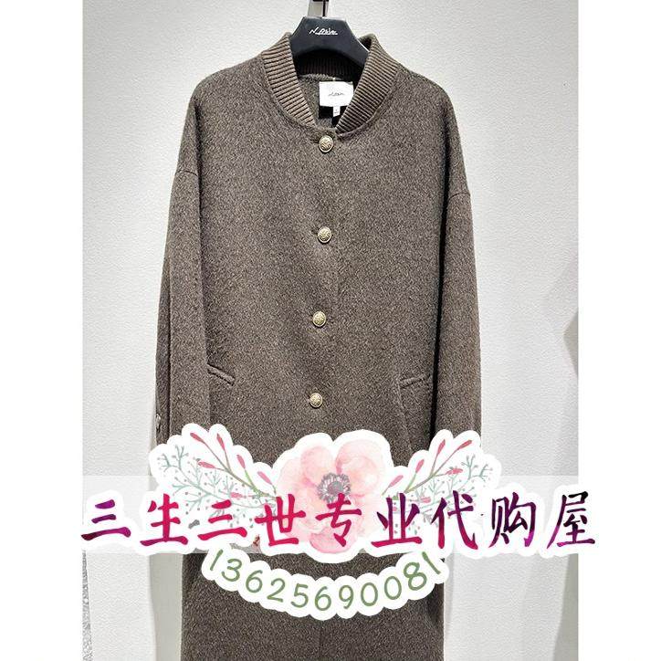 N.paia/恩派雅2024秋冬新款专柜正品毛呢大衣XNJIW8310AG-4398