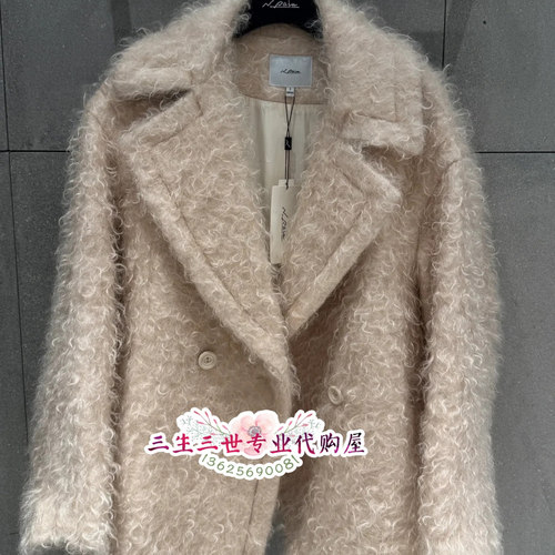 N.Paia/恩派雅专柜正品2025年冬款毛呢外套 XNKIB8207AM 5998