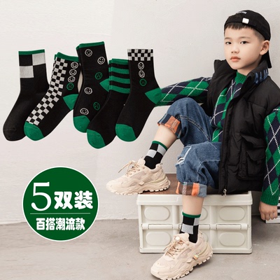 儿童袜纯棉中筒棉袜子