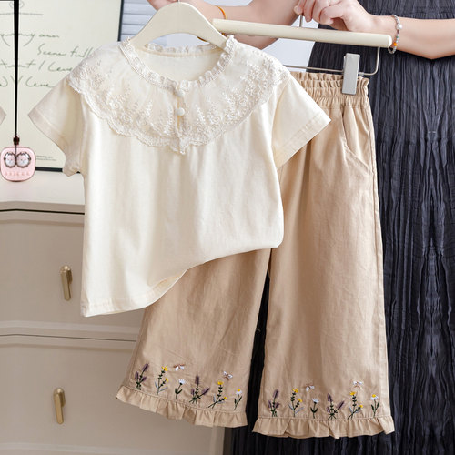 女童裤子夏季新款儿童洋气