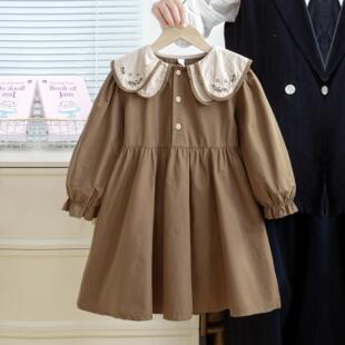 女童连衣裙2026新款秋季洋气儿童裙子小女孩公主裙秋装长袖公主裙