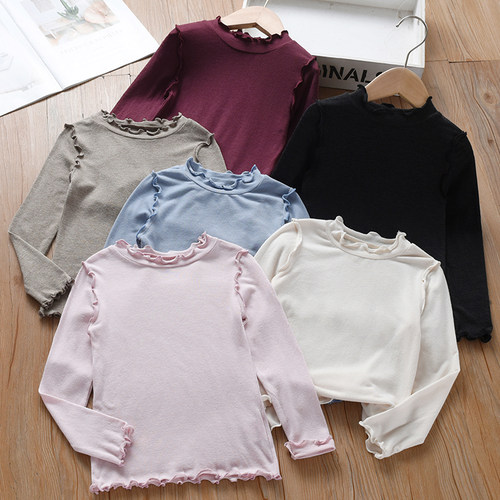 爱妮萌萌女童长袖t恤秋装打底衫