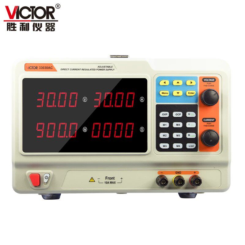 VICTOR胜利仪器33030AC/31560AC单路通道可编程开关直流稳压电源