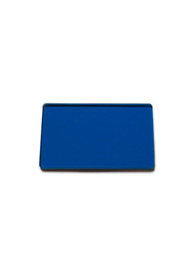 光学玻璃 青蓝色玻璃 QB12 460nm 长波通滤光 玻璃 42*30*1mm