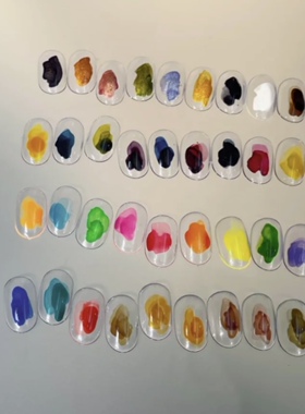 Dina晕染液春夏荧光马卡龙色系日系免照灯快速顺滑易干好上色美甲