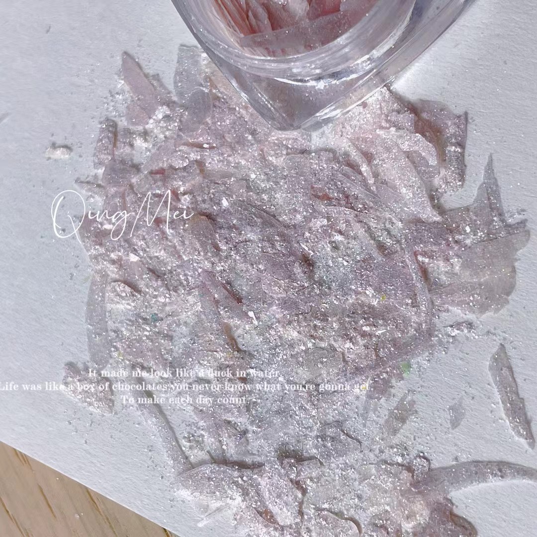 美甲亮片爆闪网红爆款2024新款指甲油闪粉贴片镭射闪片指甲装饰品