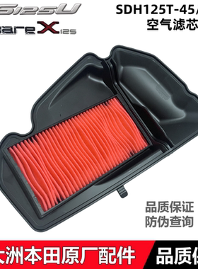 新大洲本田125T-45/46 NS125U空气滤芯祖玛SqudreX125空滤器滤芯