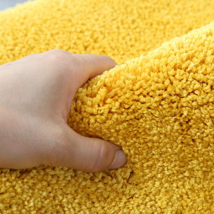 定制客厅黄色地垫金黄色风水地毯入户厨房土黄色防滑吸水金色门垫