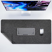 超大号毛毡鼠标垫键盘垫办公电脑桌垫定制游戏防滑桌垫加厚书桌布