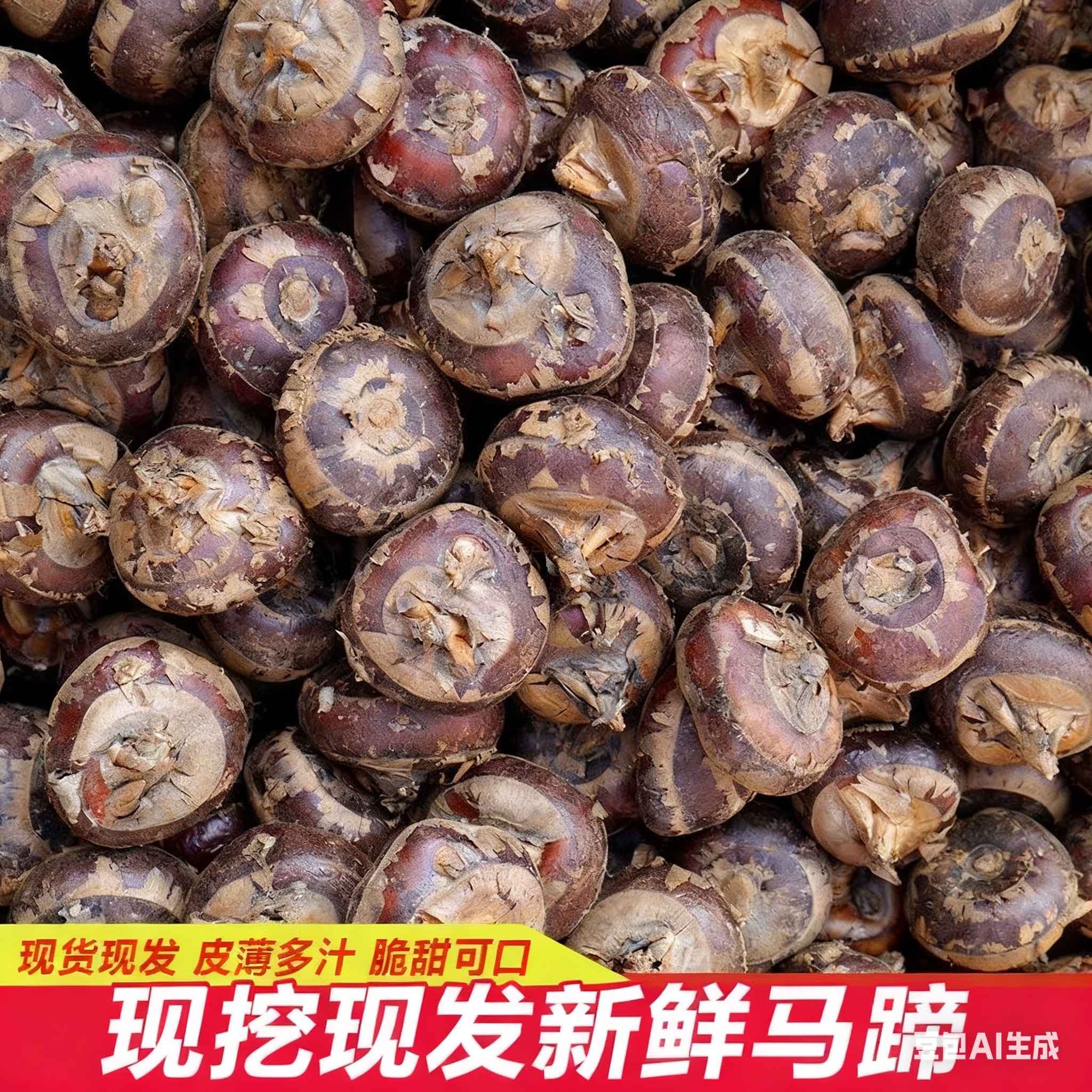 马蹄荸荠蔬菜新鲜新鲜