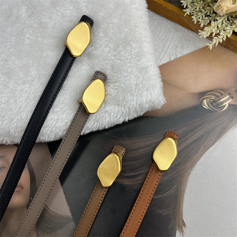 小皮带女士真皮束腰装饰腰带细窄