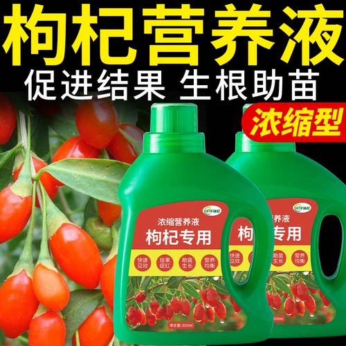 枸杞专用肥枸杞子肥料中华枸杞营养液宁夏枸杞有机复合浓缩植物肥