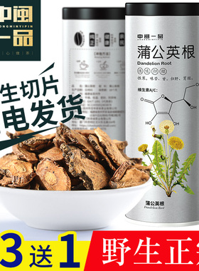 200g1罐蒲公英茶叶长白山野生天然蒲公英根婆婆丁纯 带根干的特级
