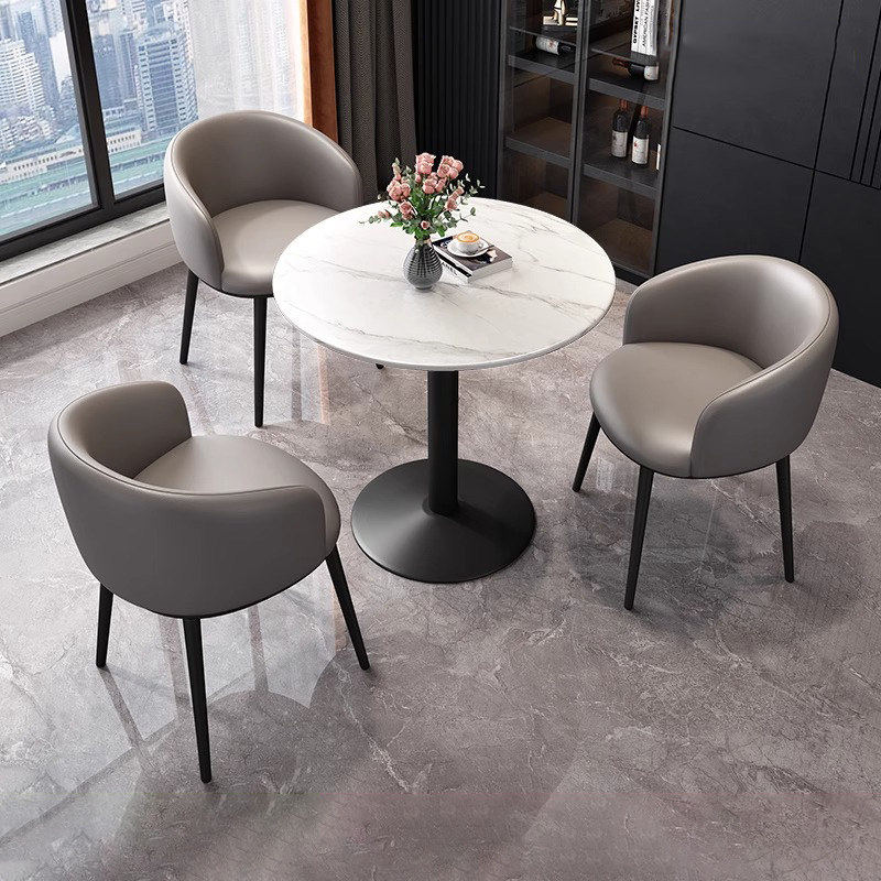 新疆西藏包邮岩板小圆桌家用阳台茶几椅子组合办公接待洽谈桌轻奢,住宅家具,岩板餐桌,淘宝优惠券,粉丝福利购,淘宝优惠卷