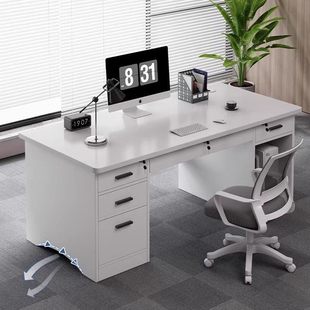 新疆西藏包邮办公桌老板桌简约现代办公室桌椅组合单人工位台式电