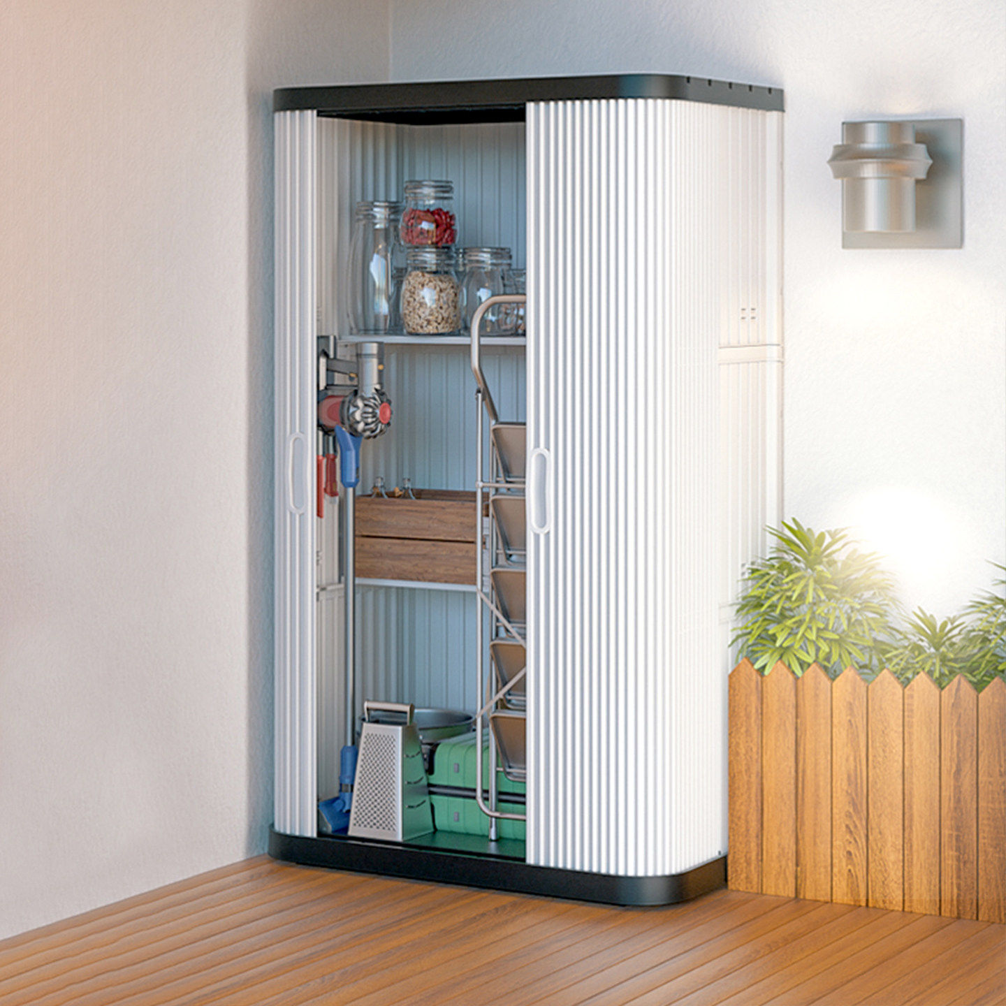 新疆西藏包邮户外收纳柜防晒防水杂物柜露天阳台收纳柜室外花园庭,收纳整理,收纳柜,淘宝优惠券,粉丝福利购,淘宝优惠卷