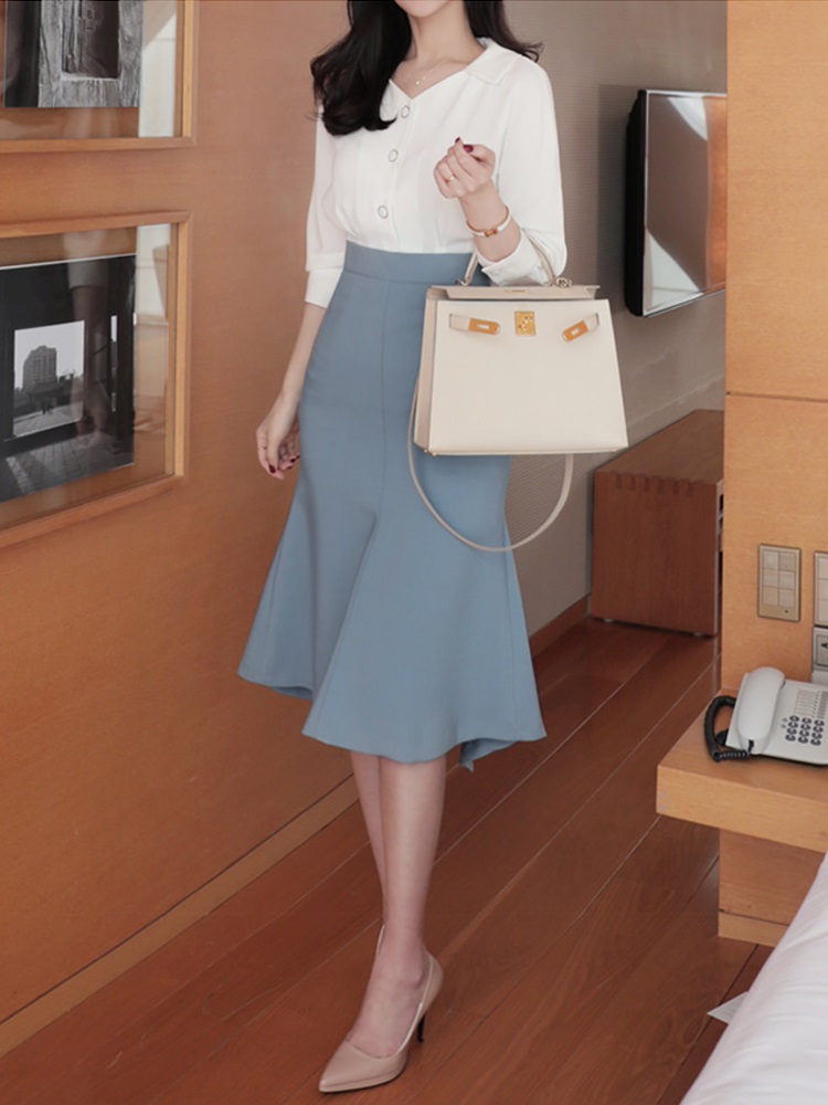 半身裙女春夏季a字裙中长款不规则秋高腰包臀裙子伞裙鱼尾裙半裙|ruв категории Женская одежда, юбка - от Buy2taobao.com для оказания профессиональной услуги покупки агента Taobao