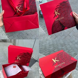 卡诗洗护包装盒手提袋限定礼盒手提袋帆布袋官方正品送礼美观量大