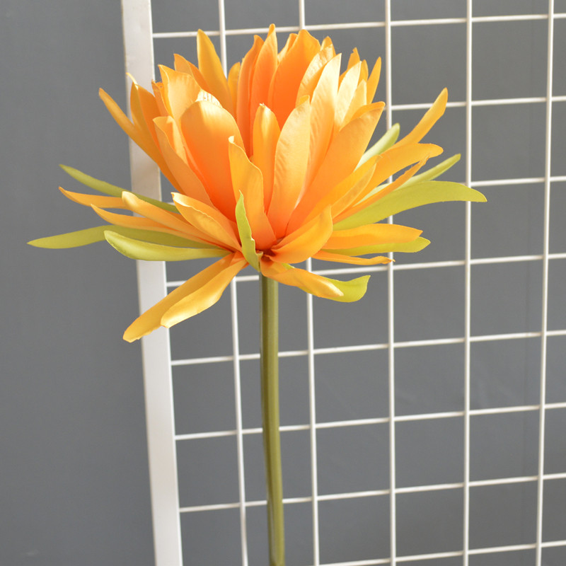 婚庆多色仿真大昙花单支高枝婚庆装饰大花束婚庆路引花假花装饰品