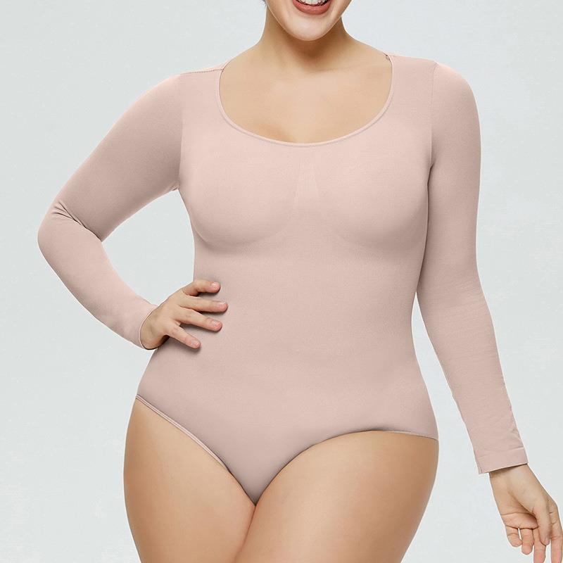jumpsuit shaping body size large tops sleeve long womens