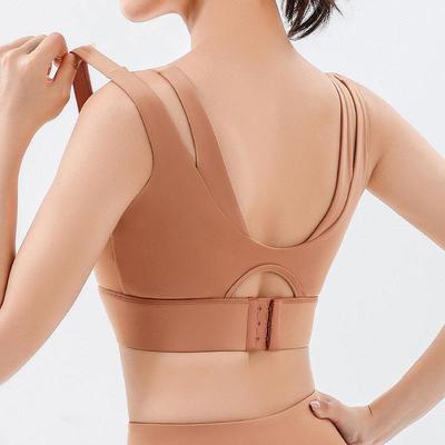 Womens sports bra large package shockproof side breasts