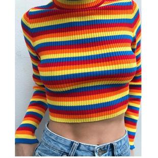 women for sweaters knitted short women for tops bottoming
