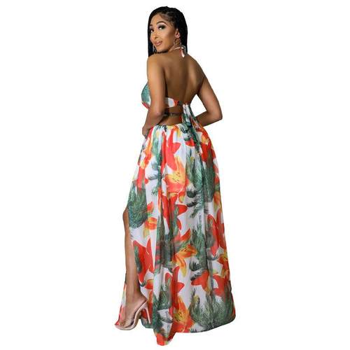 dress fat Womens plus long length size dress skirt floral