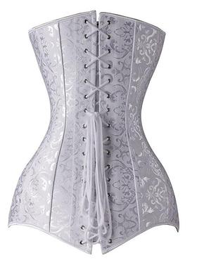 charmian black corsets for woman sexy  steel boned long