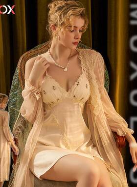 flower pajamas light home floating women nightdress Sexy