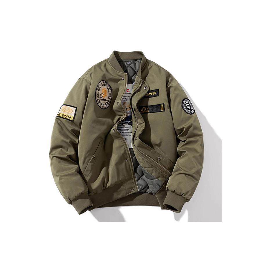 美国覆古覆古刺绣棒球棉外套秋冬宽松加厚飞行员夹克的男人和女人,个性定制/设计服务/DIY,棉服工装,淘宝优惠券,粉丝福利购,淘宝优惠卷