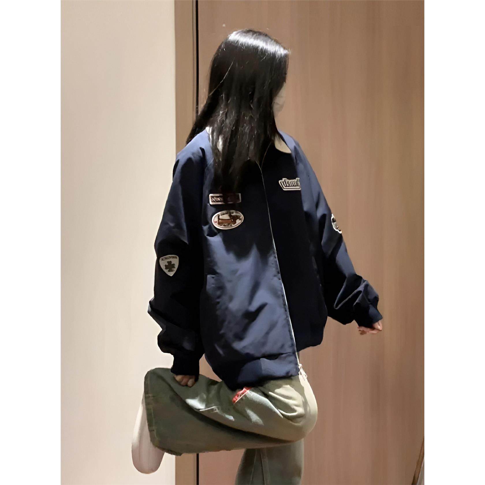 棉服女款2025新款美式棒球服夹克棉衣超好看夹棉外套冬季加厚棉袄,个性定制/设计服务/DIY,棉服工装,淘宝优惠券,粉丝福利购,淘宝优惠卷