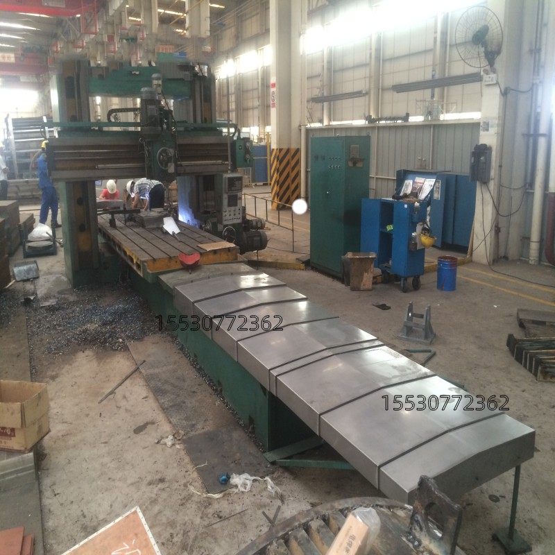 龙门加工中心配件亚威lg-10040导轨伸缩钣金挡屑板护板盖板防护罩