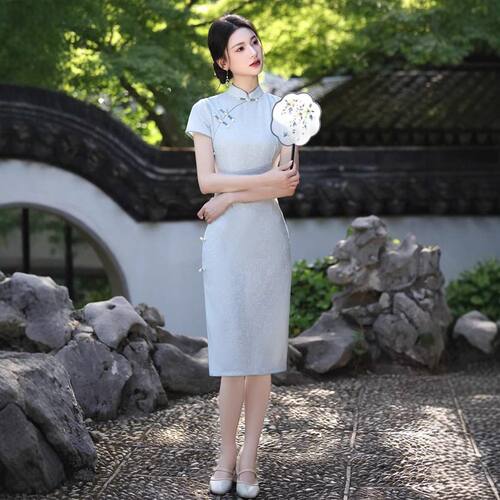 贝之韵优雅气质复古少女国风旗袍