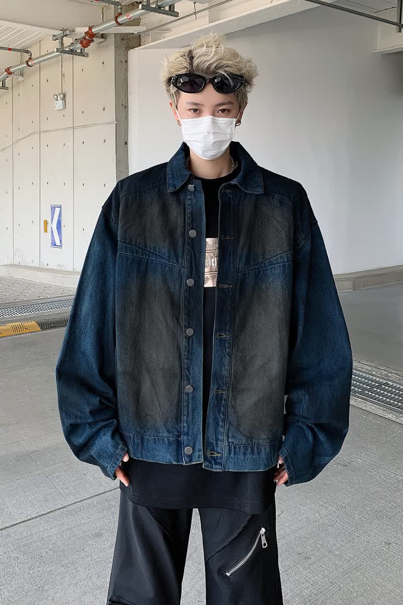 定制小众牛仔外套JK8631-P71,男装工装外套,星座1007（原301D）