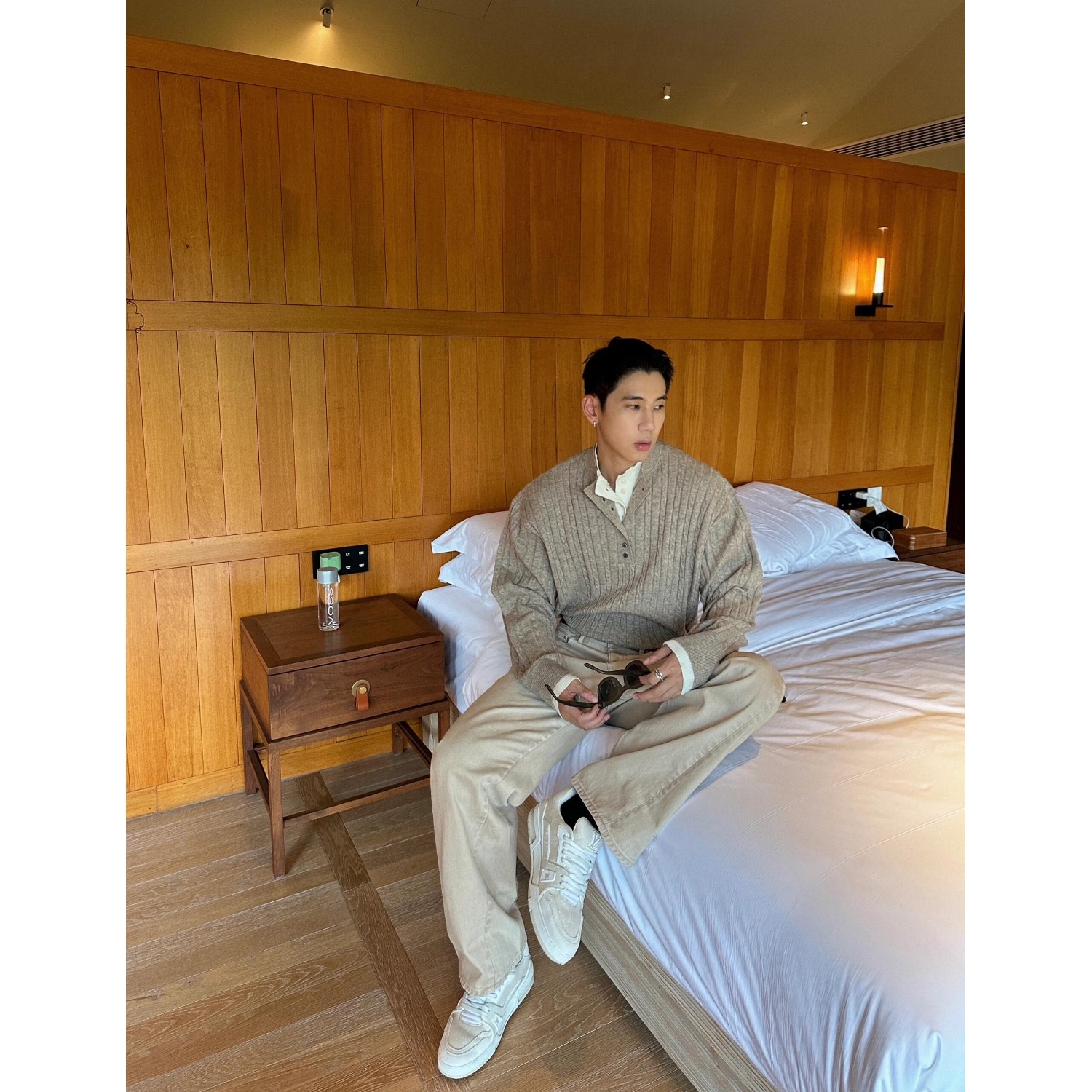 假两件针织衫麻花毛衣老钱风打底毛衣MY997-特P58，男装T恤，星座1007（原301D）