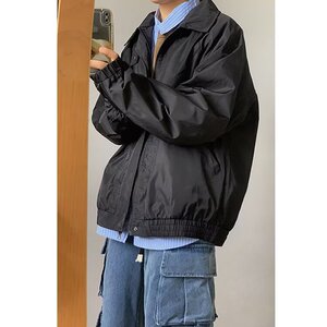网图翻领外套男士老钱风春装夹克行政夹克AB174-特P65图片