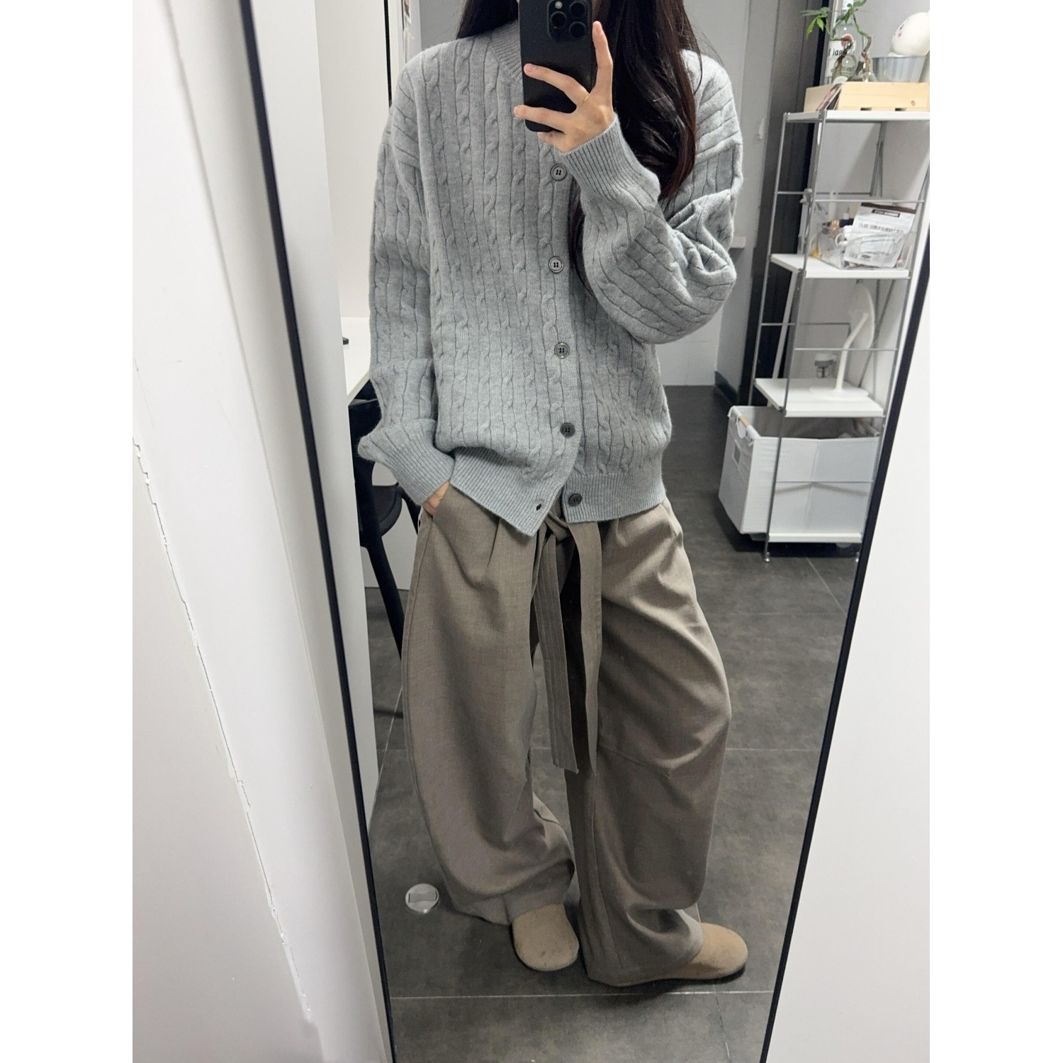 网图麻花毛衣开衫男女秋季美式潮牌肌理感情侣针织外套AA02-特P60，男装针织衫/毛衣，星座1007（原301D）