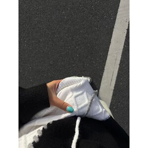 绿色拼接毛衣男秋冬圆领套头针织衫美式复古毛线衣YY102-特P45图片